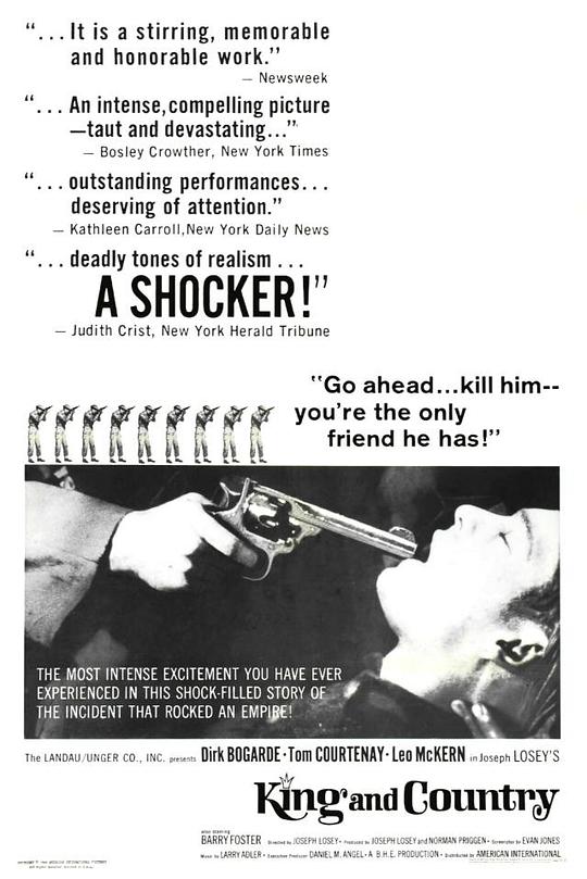 《国王与国家》电影封面