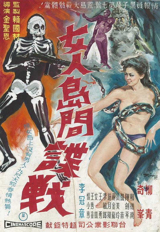 《女人岛间谍战》电影封面