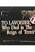 《To Lavoisier, Who Died in the Reign of Terror》封面