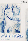 白色的马封面