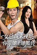 《女总裁来视察，你带她工地搬砖》封面