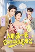 《入职第一天,公司总裁是装穷老公》封面