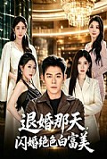 《退婚那天，闪婚绝色白富美》封面