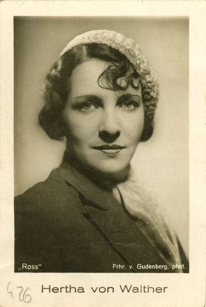 赫塔·瓦尔特 Hertha von Walther照片