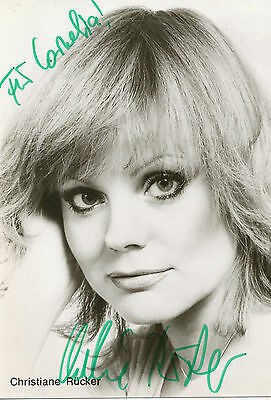 克里斯蒂安·吕克尔 Christiane Rücker照片