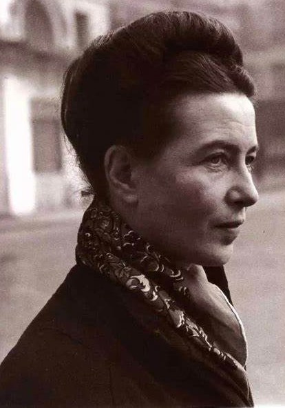 西蒙娜·德·波伏娃 Simone de Beauvoir照片